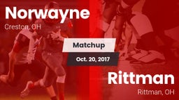 Matchup: Norwayne vs. Rittman  2017