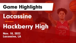 Lacassine  vs Hackberry High Game Highlights - Nov. 18, 2022