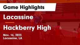 Lacassine  vs Hackberry High Game Highlights - Nov. 16, 2023