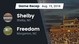 Recap: Shelby  vs. Freedom  2018