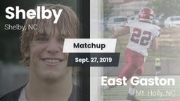 Matchup: Shelby vs. East Gaston  2019