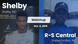 Matchup: Shelby vs. R-S Central  2019