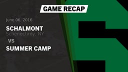 Recap: Schalmont  vs. Summer Camp 2016