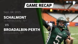 Recap: Schalmont  vs. Broadalbin-Perth  2015