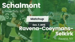 Matchup: Schalmont vs. Ravena-Coeymans-Selkirk  2016