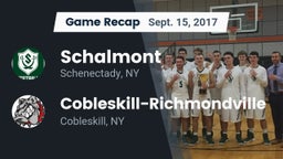 Recap: Schalmont  vs. Cobleskill-Richmondville  2017