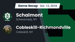 Recap: Schalmont  vs. Cobleskill-Richmondville  2018