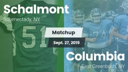 Matchup: Schalmont vs. Columbia  2019