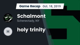 Recap: Schalmont  vs. holy trinity 2019