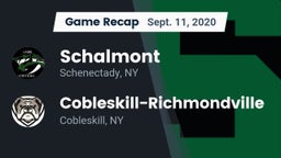 Recap: Schalmont  vs. Cobleskill-Richmondville  2020