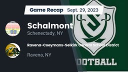 Recap: Schalmont  vs. Ravena-Coeymans-Selkirk Central School District 2023