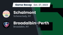 Recap: Schalmont  vs. Broadalbin-Perth  2023