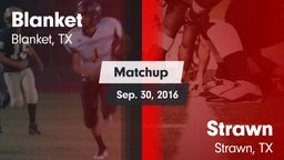 Matchup: Blanket vs. Strawn  2016