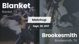 Matchup: Blanket vs. Brookesmith  2017