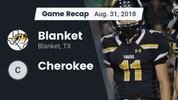 Recap: Blanket  vs. Cherokee 2018