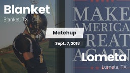 Matchup: Blanket vs. Lometa  2018