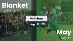 Matchup: Blanket vs. May  2019