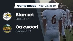 Recap: Blanket  vs. Oakwood  2019