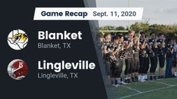 Recap: Blanket  vs. Lingleville  2020