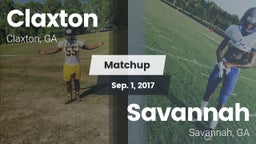 Matchup: Claxton vs. Savannah  2017