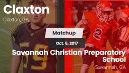 Matchup: Claxton vs. Savannah Christian Preparatory School 2017