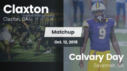 Matchup: Claxton vs. Calvary Day  2018