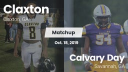 Matchup: Claxton vs. Calvary Day  2019