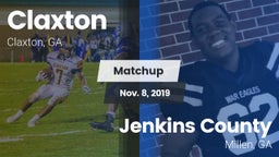 Matchup: Claxton vs. Jenkins County  2019
