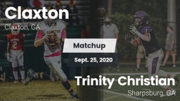Matchup: Claxton vs. Trinity Christian  2020