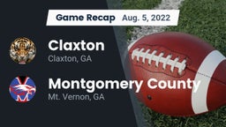Recap: Claxton  vs. Montgomery County  2022