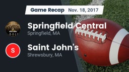 Recap: Springfield Central  vs. Saint John's  2017
