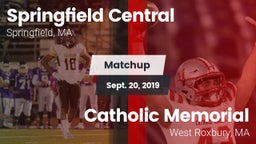 Matchup: Springfield Central vs. Catholic Memorial  2019