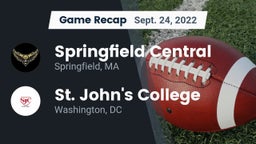 Recap: Springfield Central  vs. St. John's College  2022