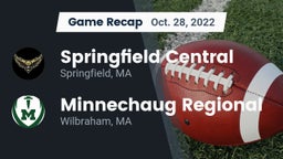 Recap: Springfield Central  vs. Minnechaug Regional  2022