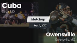 Matchup: Cuba vs. Owensville  2017