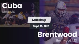 Matchup: Cuba vs. Brentwood  2017