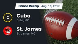 Recap: Cuba  vs. St. James  2017
