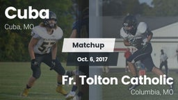 Matchup: Cuba vs. Fr. Tolton Catholic  2017