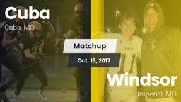 Matchup: Cuba vs. Windsor  2017