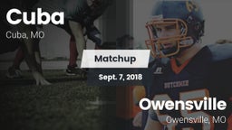 Matchup: Cuba vs. Owensville  2018