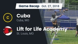 Recap: Cuba  vs. Lift for Life Academy  2018