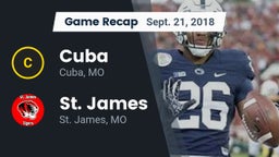 Recap: Cuba  vs. St. James  2018