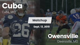 Matchup: Cuba vs. Owensville  2019