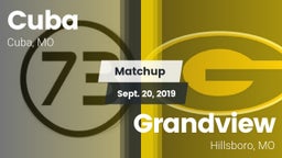 Matchup: Cuba vs. Grandview  2019