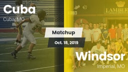 Matchup: Cuba vs. Windsor  2019