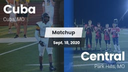 Matchup: Cuba vs. Central  2020