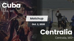 Matchup: Cuba vs. Centralia  2020