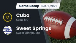 Recap: Cuba  vs. Sweet Springs  2021