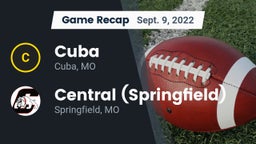 Recap: Cuba  vs. Central  (Springfield) 2022
