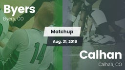 Matchup: Byers vs. Calhan  2018